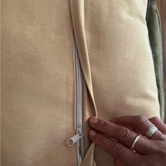 1 Turkish Wool Pillow Insert Vintage Boho Decor - Picture 6 of 8